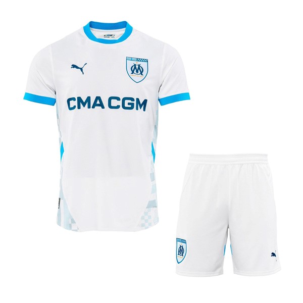 Camiseta Marsella Replica Primera Ropa Niño 2024/25